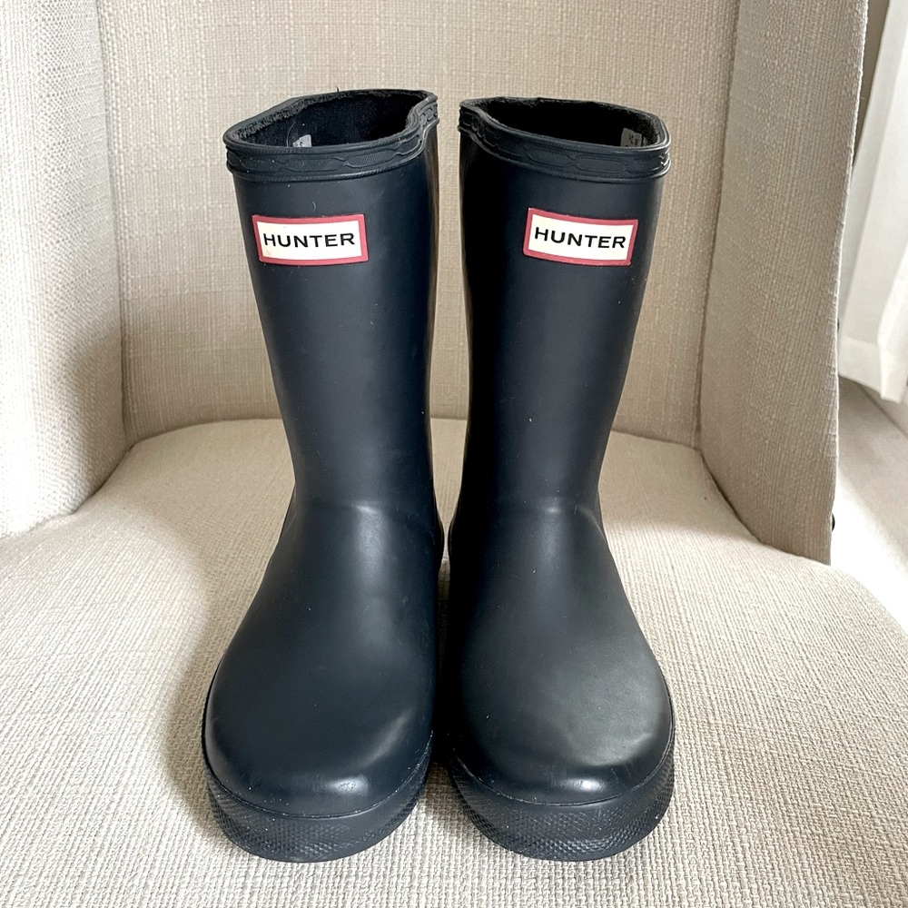 Like New! Hunter Rain Boots in Navy